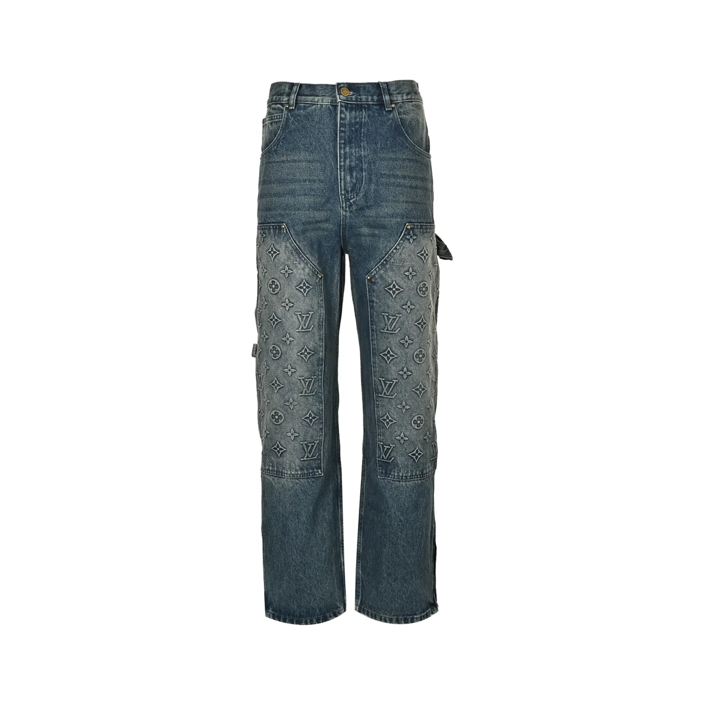 Louis Vuitton/Louis Vuitton presbyopic embossed jeans